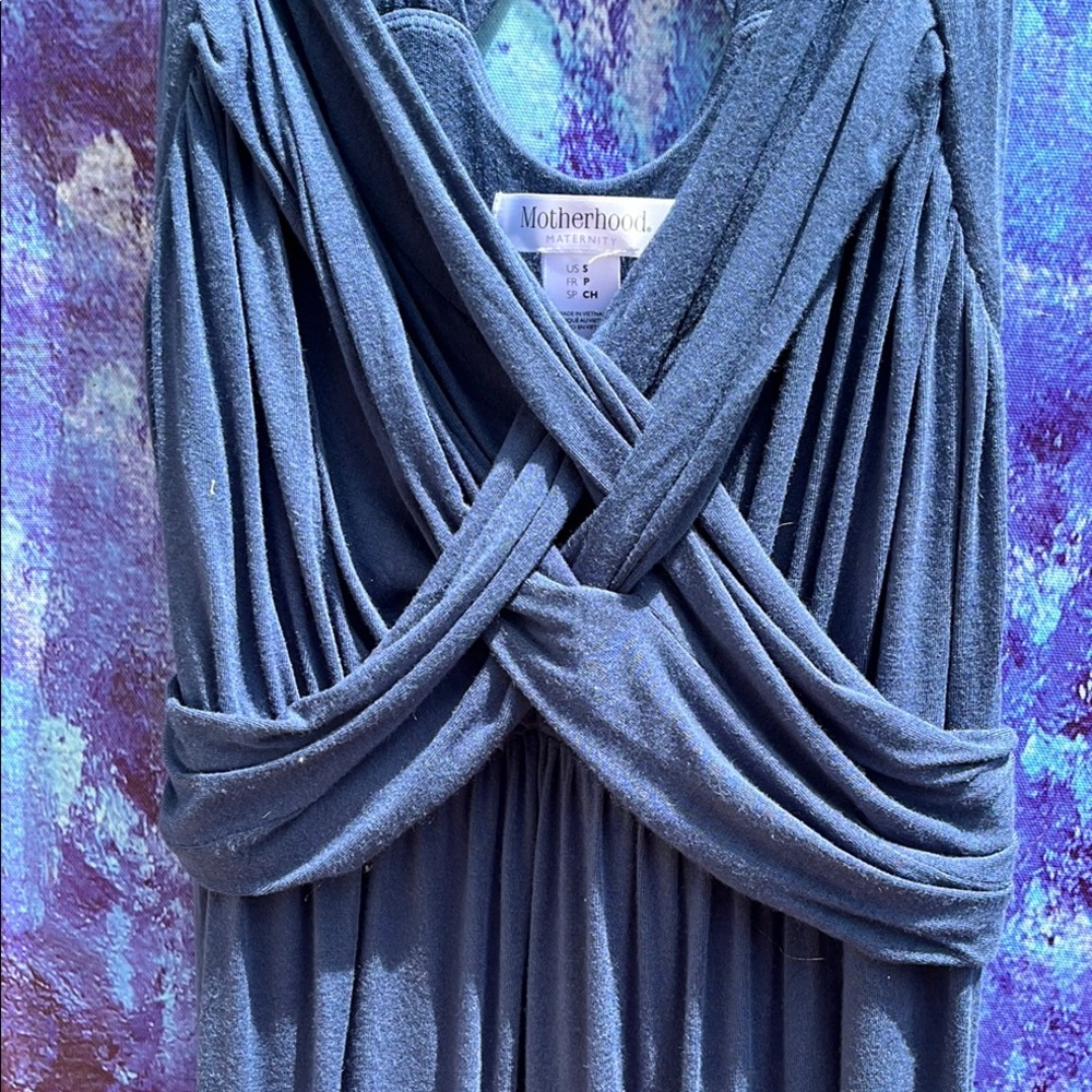 Motherhood Maternity Blue Dress